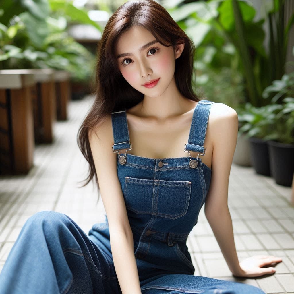 牛仔褲妹子