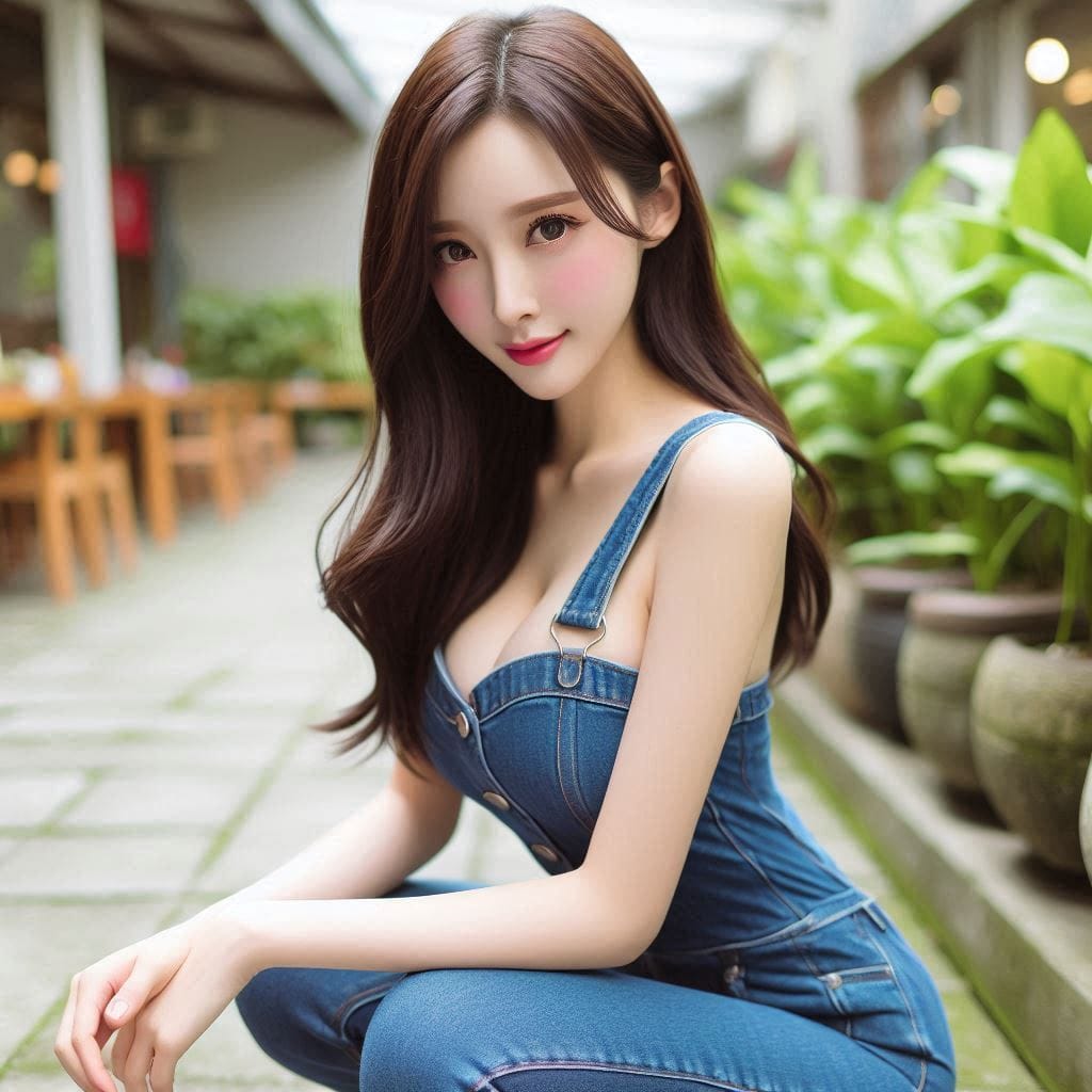 牛仔褲妹子
