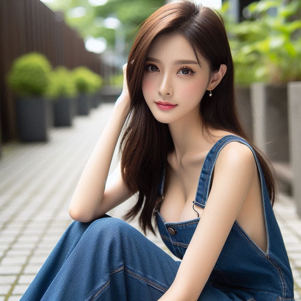 牛仔褲妹子