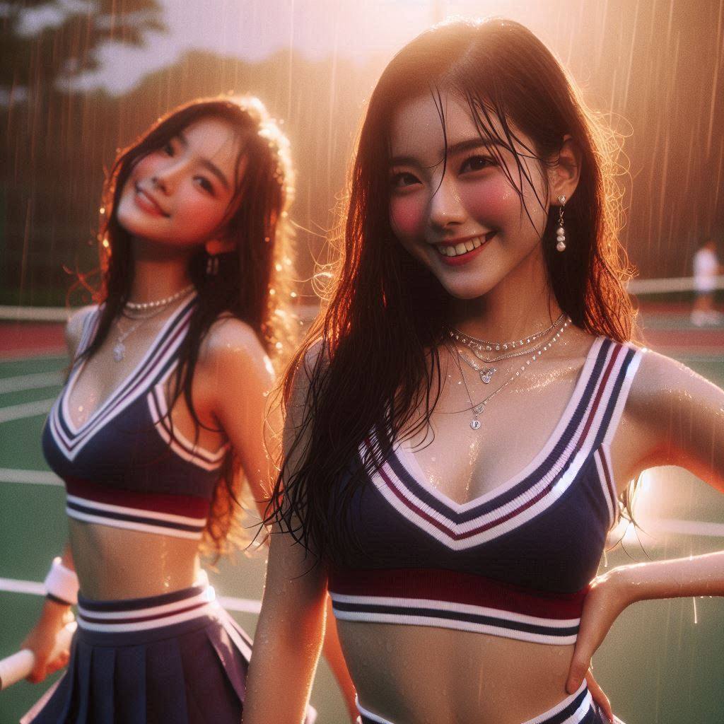 網球妹子．1