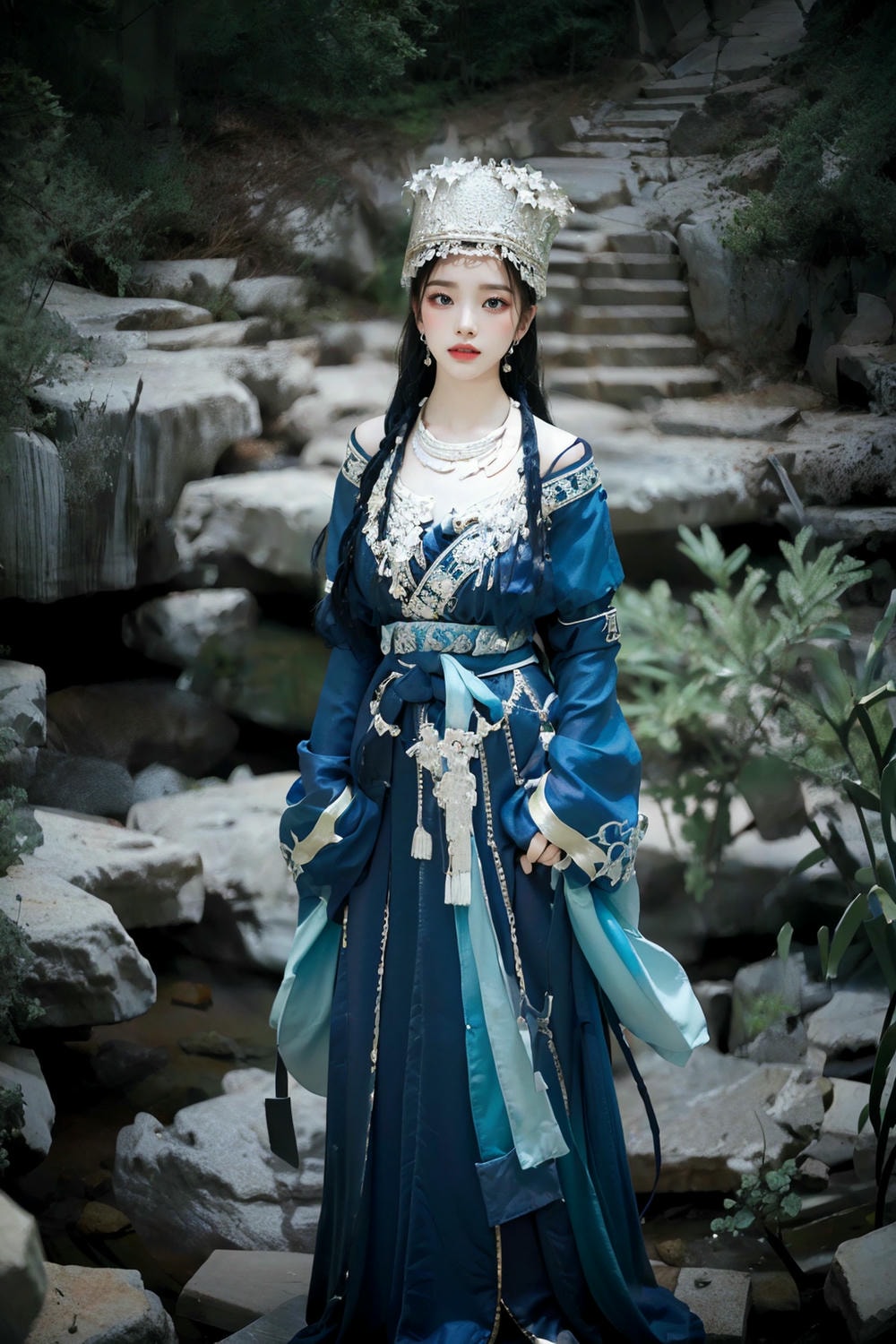 Collection - Regal Beauty in Enchanted Forest The Majestic Queen of the Realm -