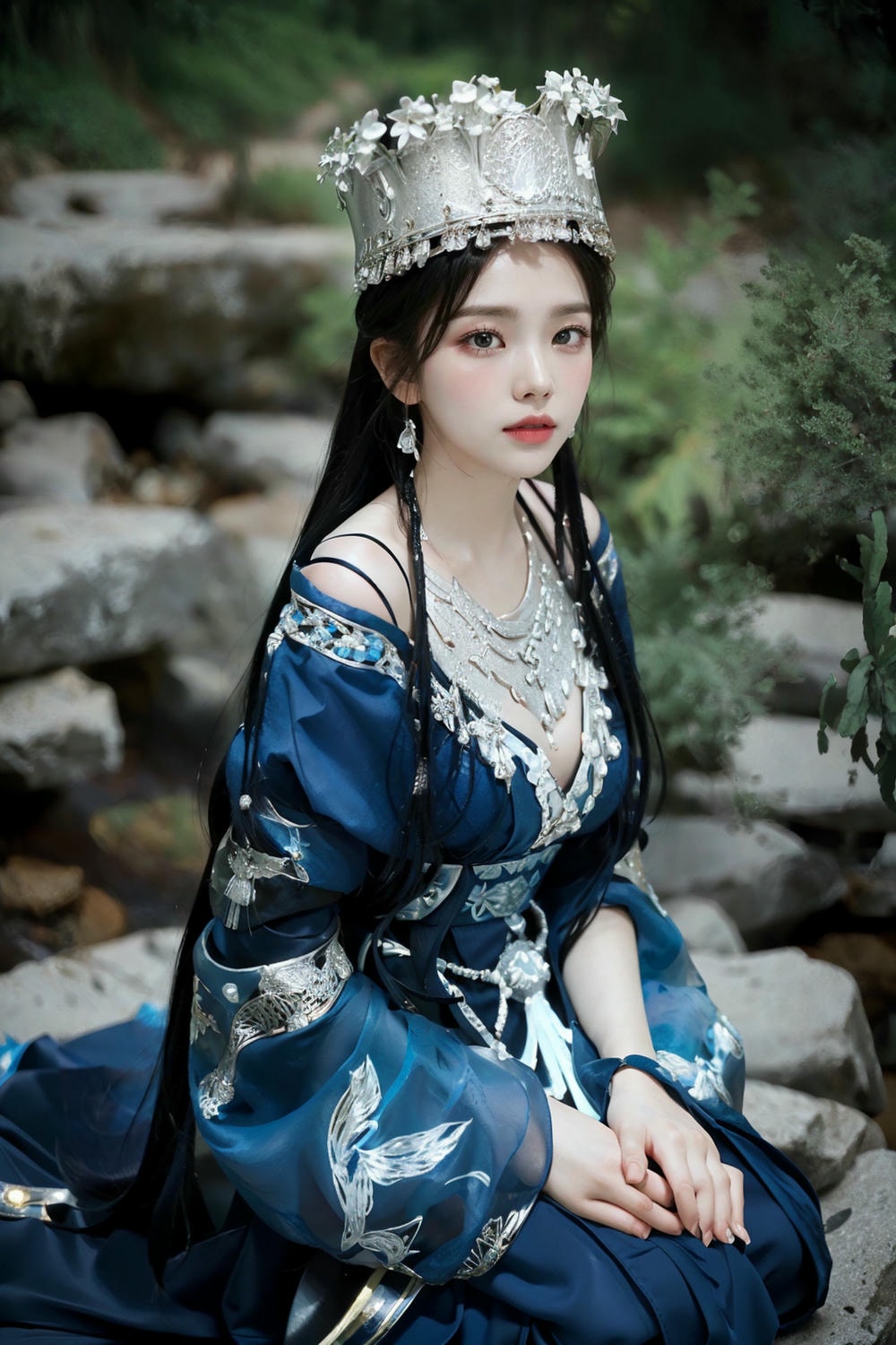 Collection - Regal Beauty in Enchanted Forest The Majestic Queen of the Realm -