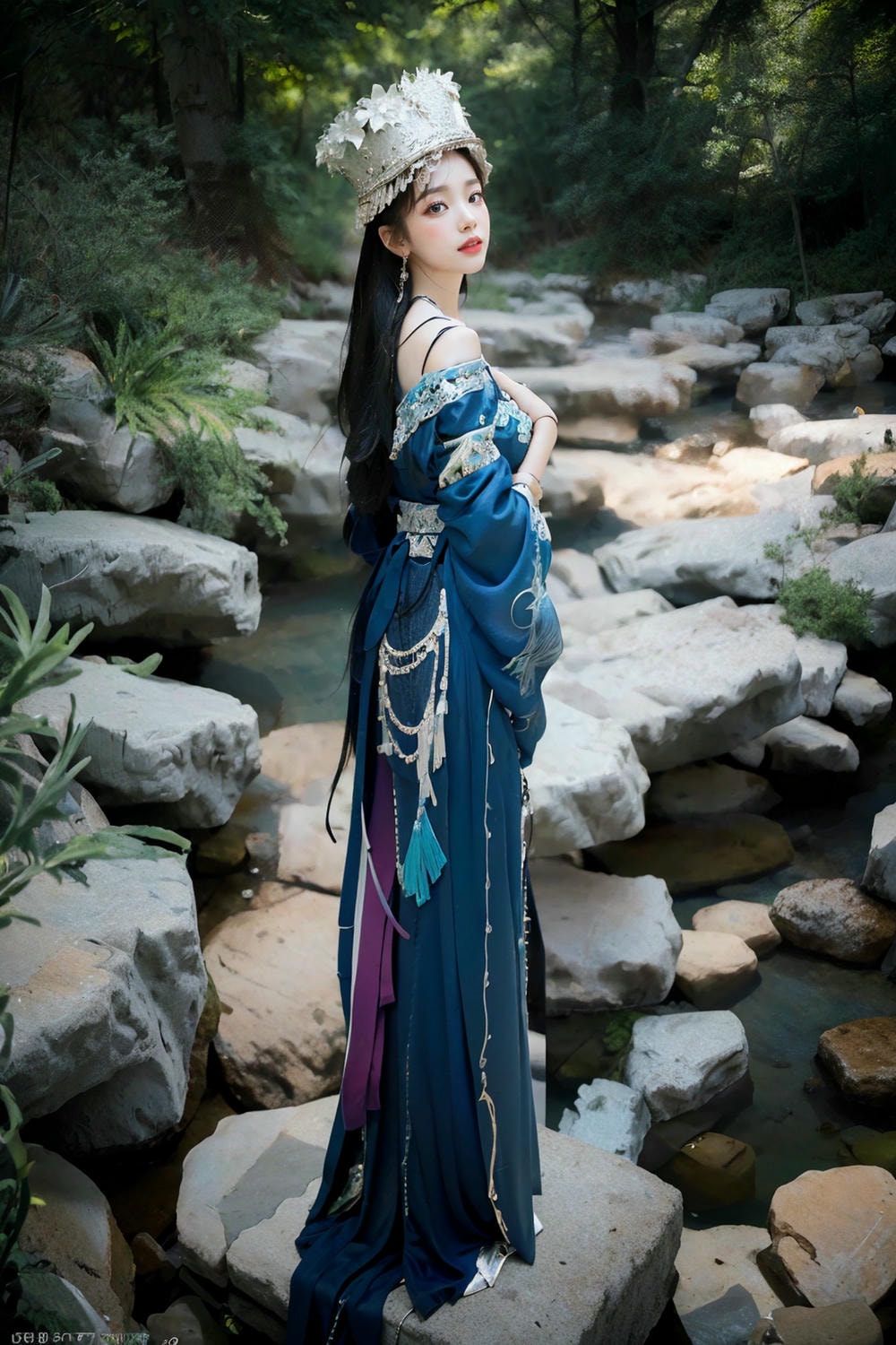 Collection - Regal Beauty in Enchanted Forest The Majestic Queen of the Realm -