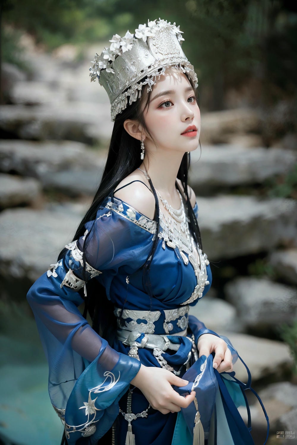 Collection - Regal Beauty in Enchanted Forest The Majestic Queen of the Realm -
