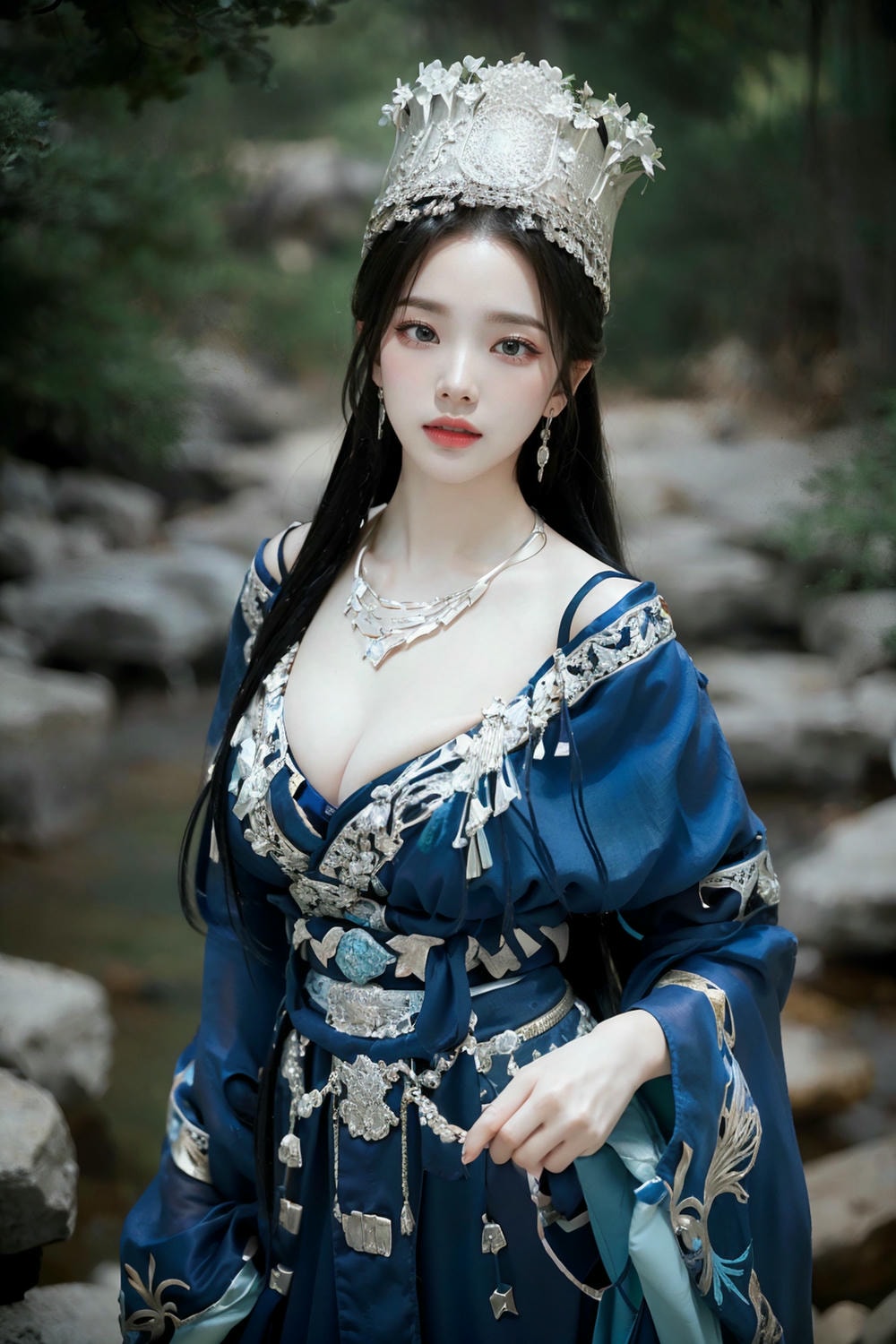 Collection - Regal Beauty in Enchanted Forest The Majestic Queen of the Realm -