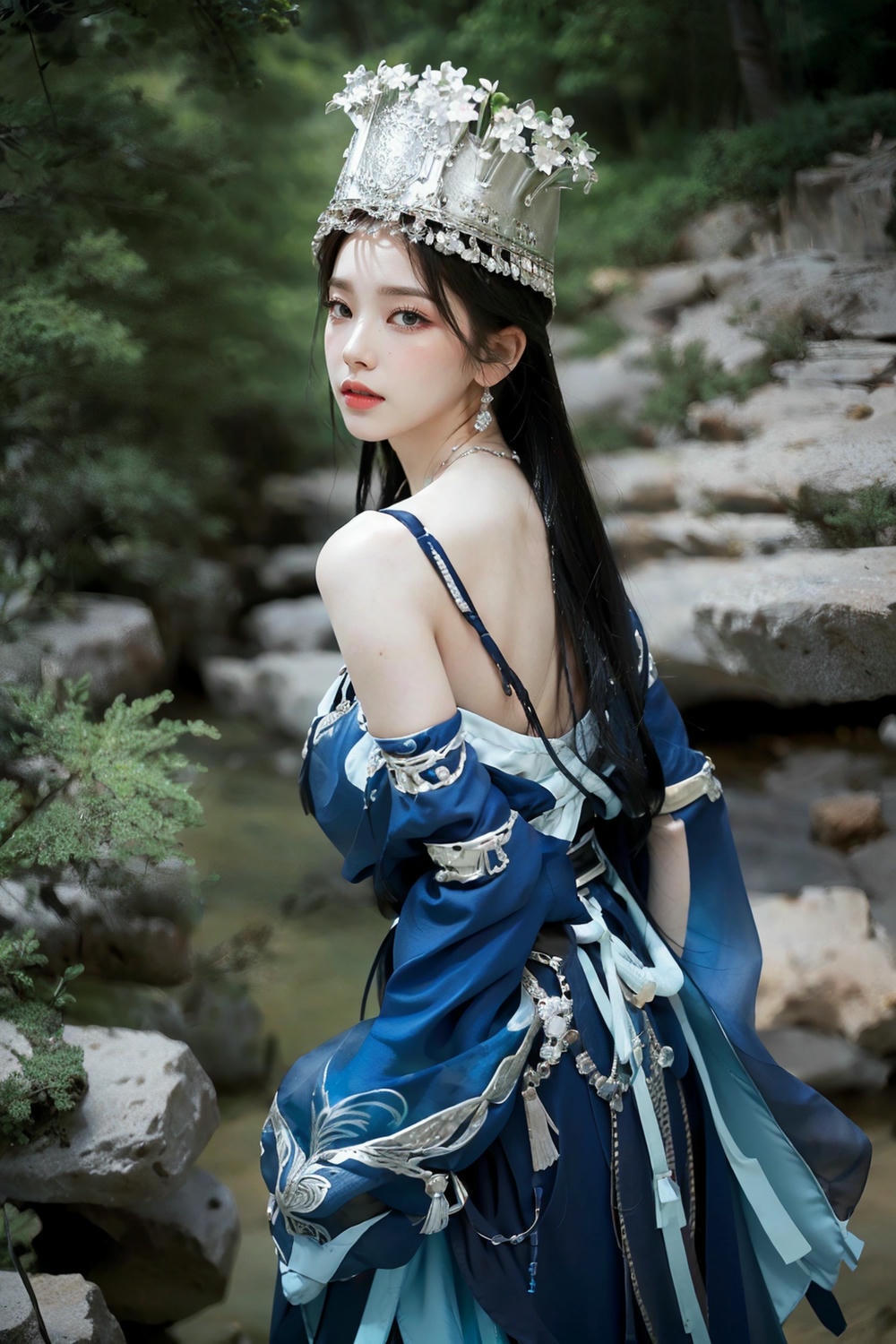 Collection - Regal Beauty in Enchanted Forest The Majestic Queen of the Realm -