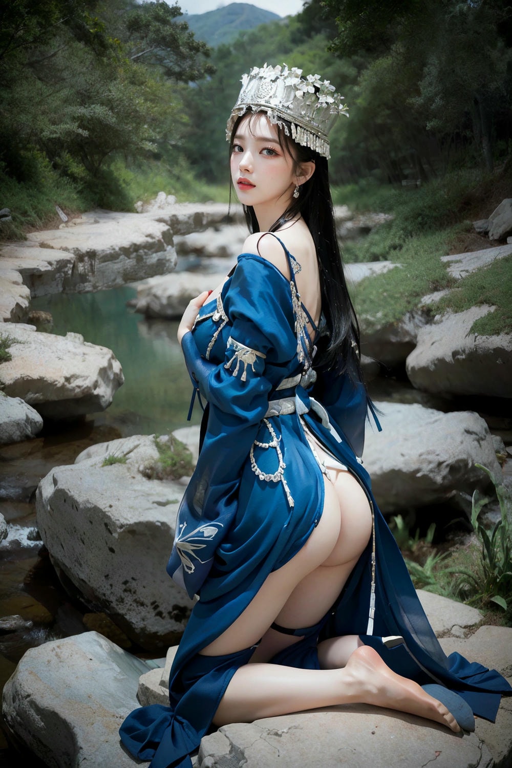 Collection - Regal Beauty in Enchanted Forest The Majestic Queen of the Realm -