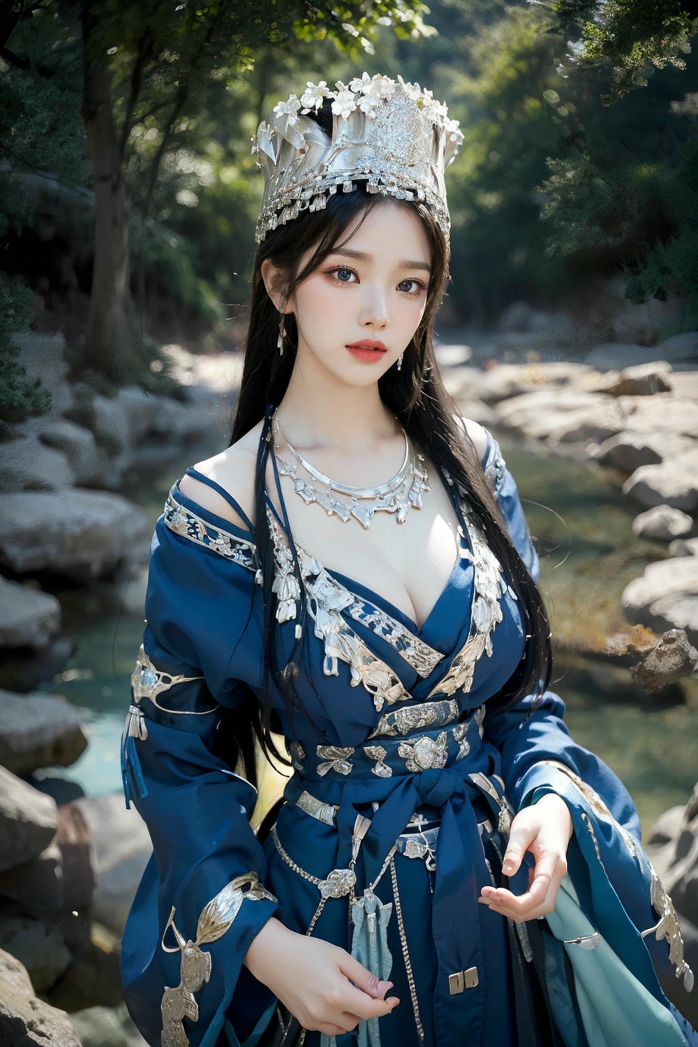Collection - Regal Beauty in Enchanted Forest The Majestic Queen of the Realm -