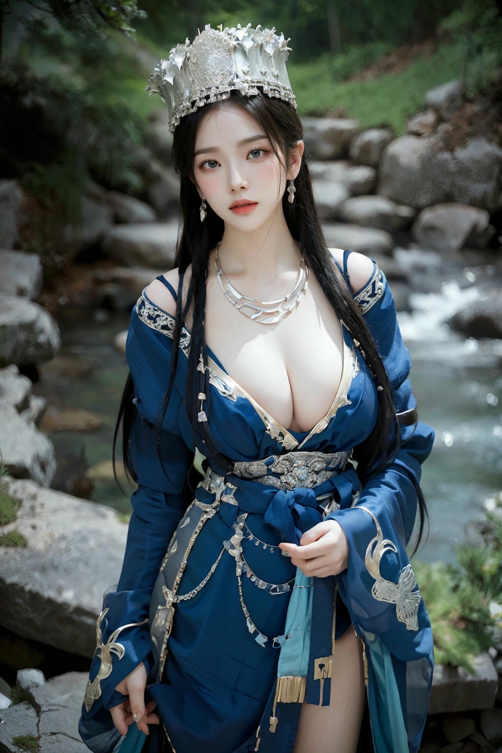 Collection - Regal Beauty in Enchanted Forest The Majestic Queen of the Realm -