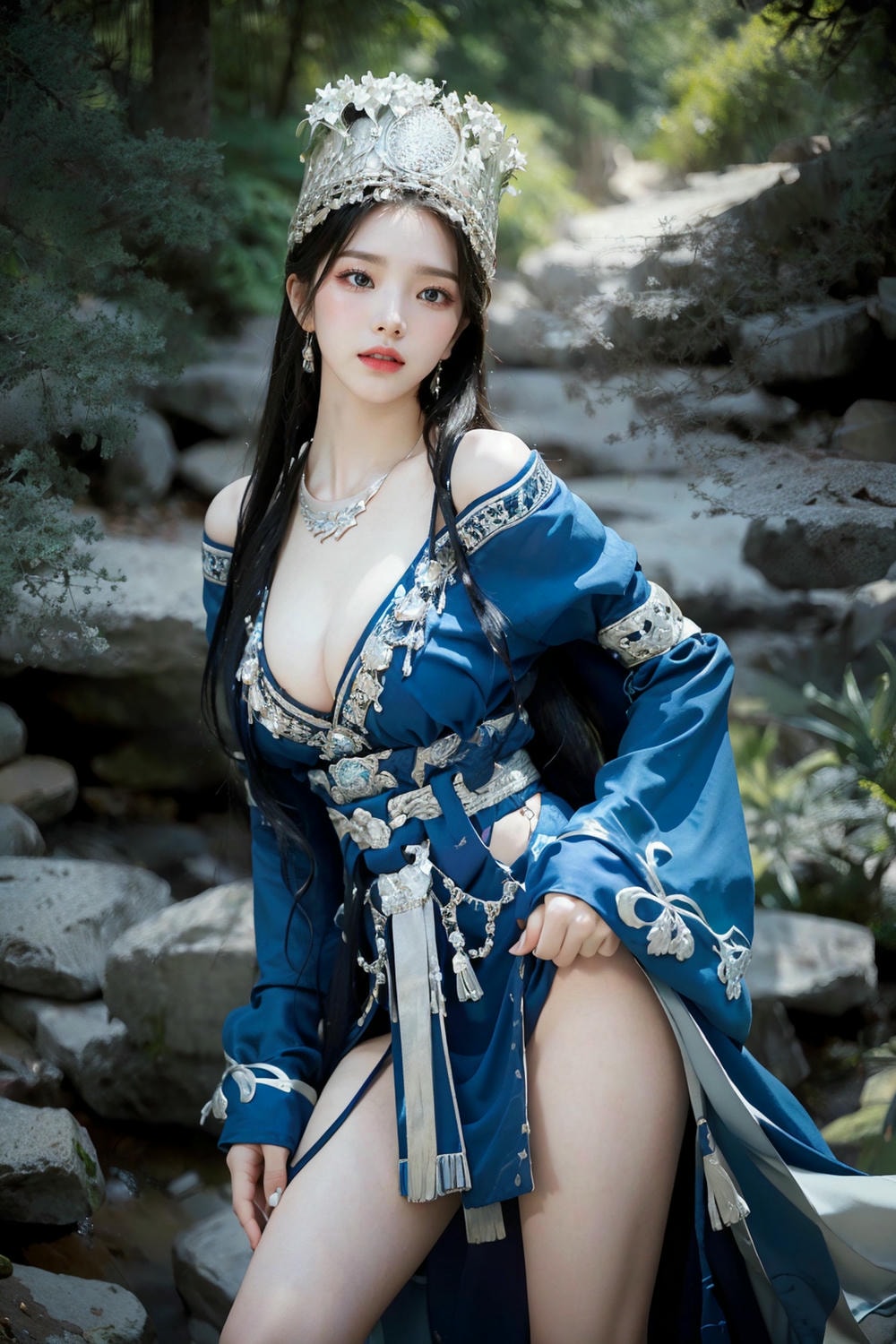 Collection - Regal Beauty in Enchanted Forest The Majestic Queen of the Realm -