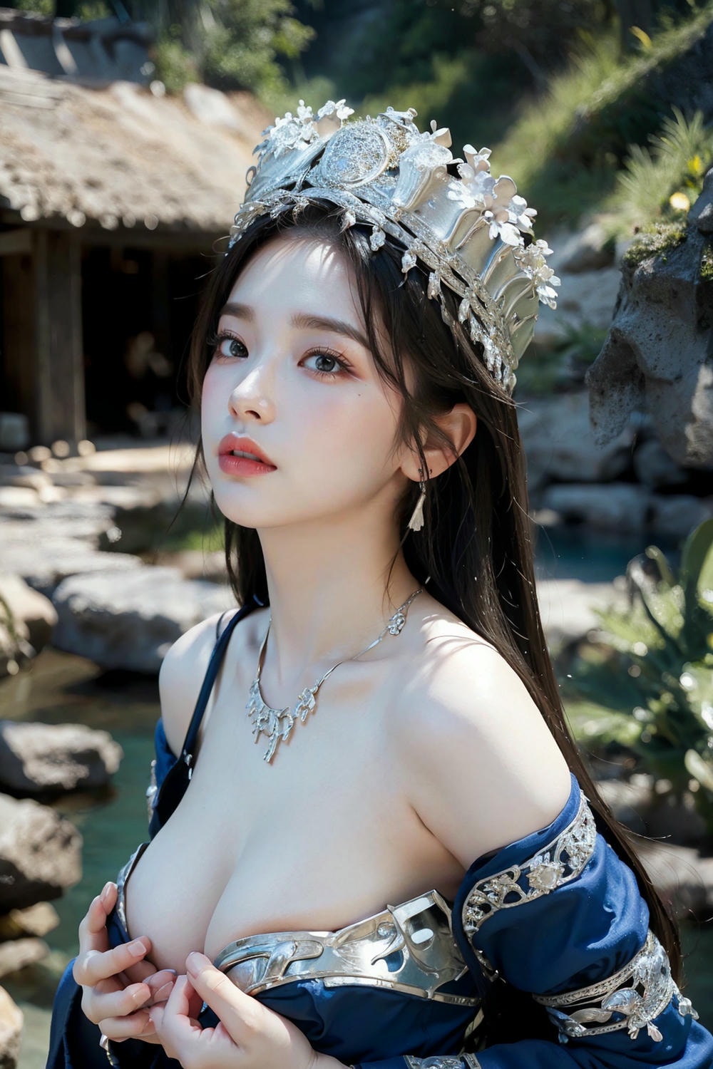 Collection - Regal Beauty in Enchanted Forest The Majestic Queen of the Realm -