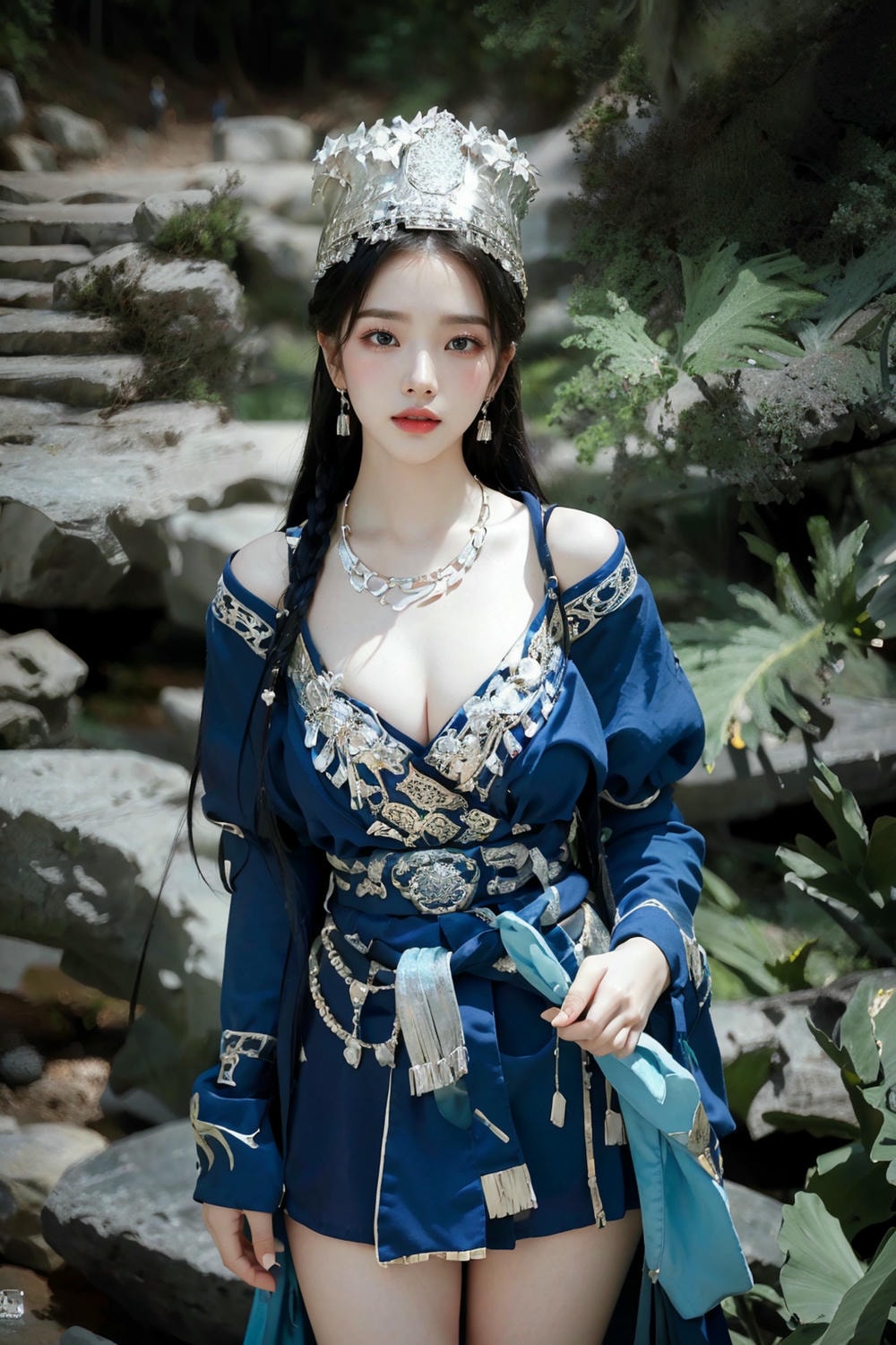 Collection - Regal Beauty in Enchanted Forest The Majestic Queen of the Realm -