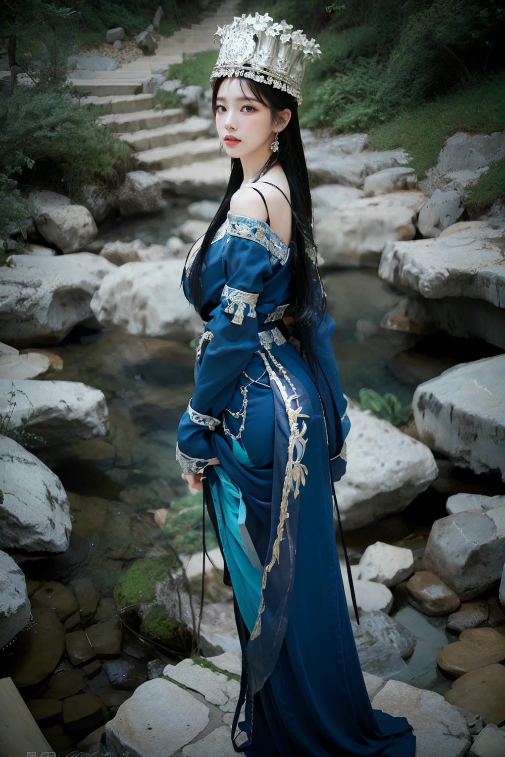 Collection - Regal Beauty in Enchanted Forest The Majestic Queen of the Realm -