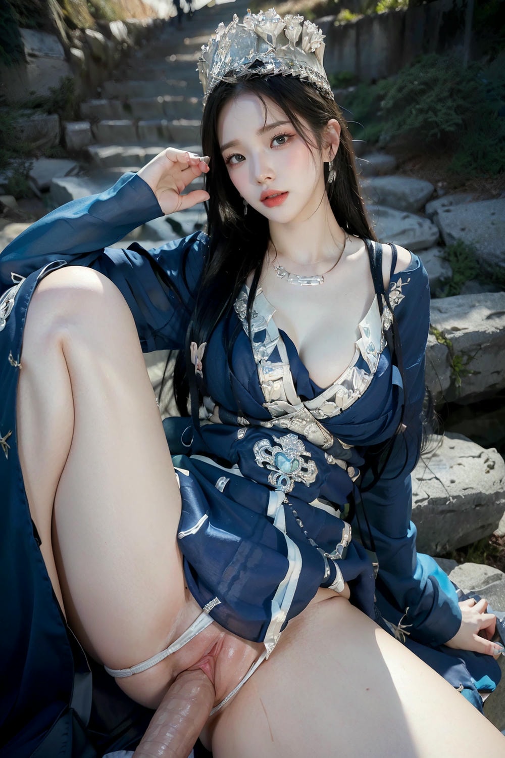 Collection - Regal Beauty in Enchanted Forest The Majestic Queen of the Realm -