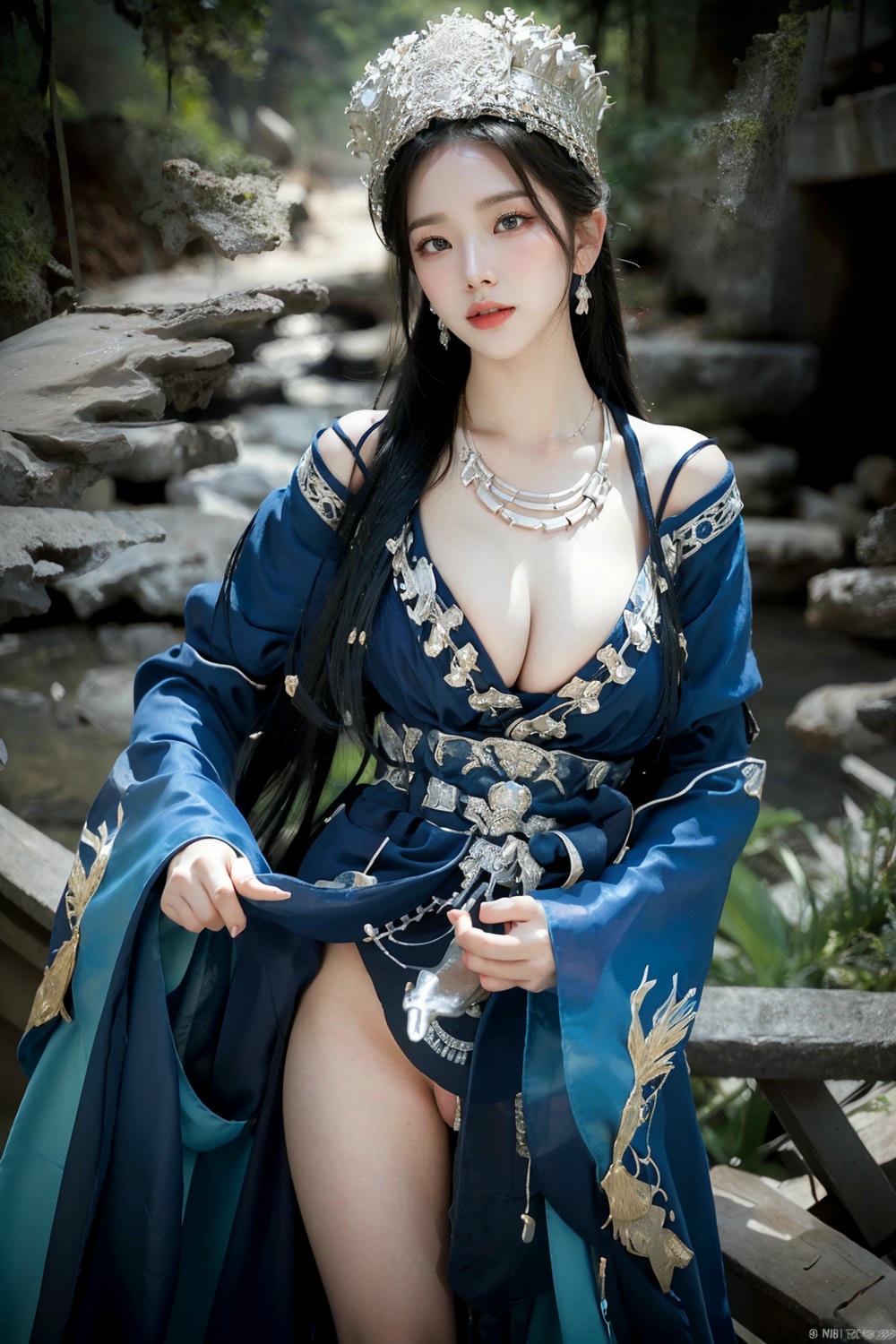 Collection - Regal Beauty in Enchanted Forest The Majestic Queen of the Realm -