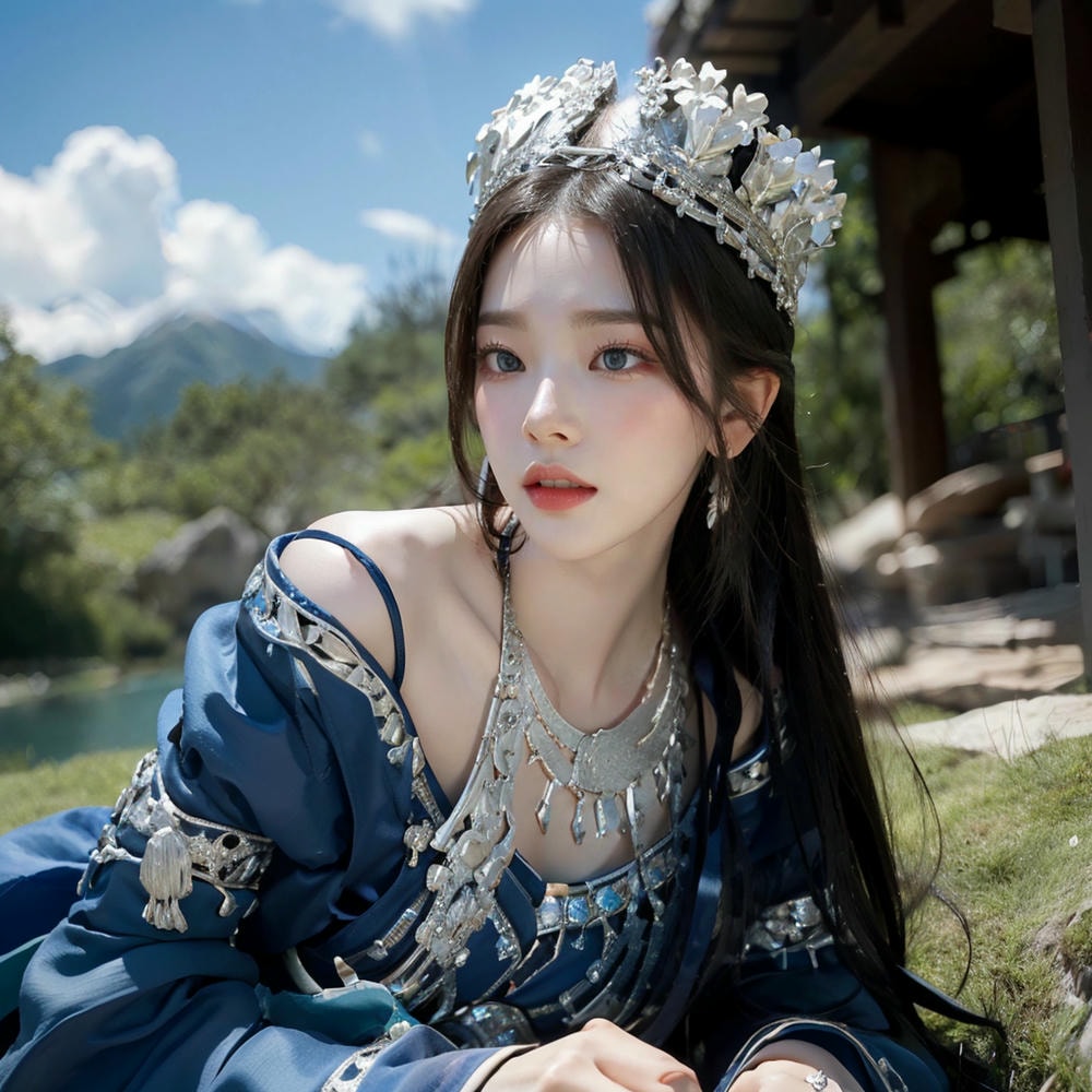 Collection - Regal Beauty in Enchanted Forest The Majestic Queen of the Realm -