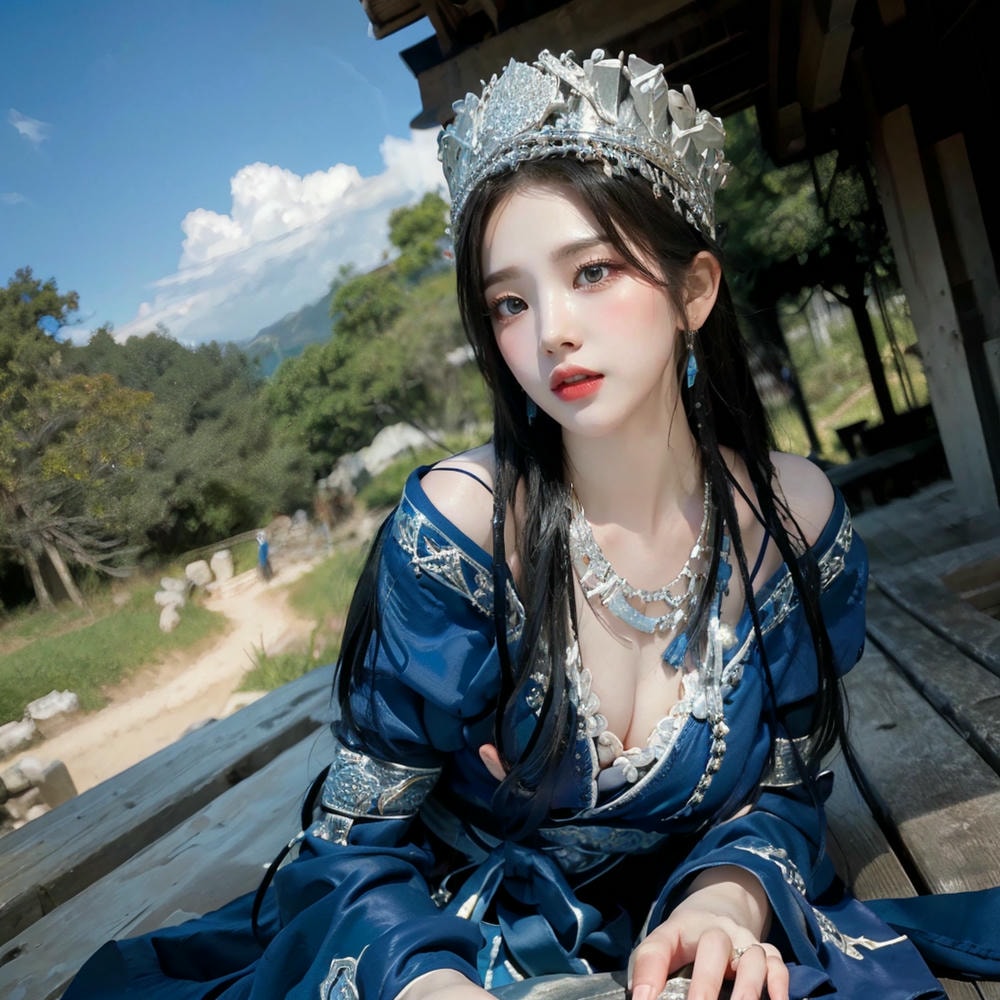 Collection - Regal Beauty in Enchanted Forest The Majestic Queen of the Realm -