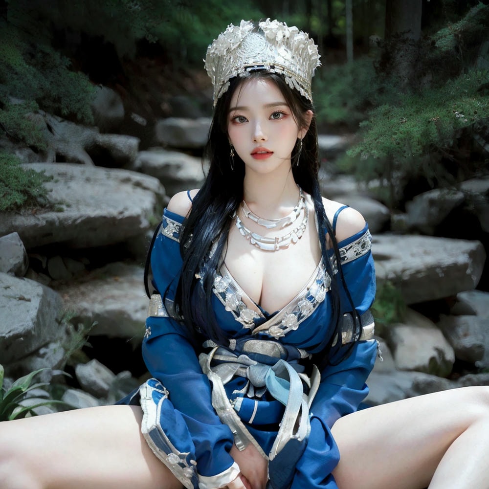 Collection - Regal Beauty in Enchanted Forest The Majestic Queen of the Realm -