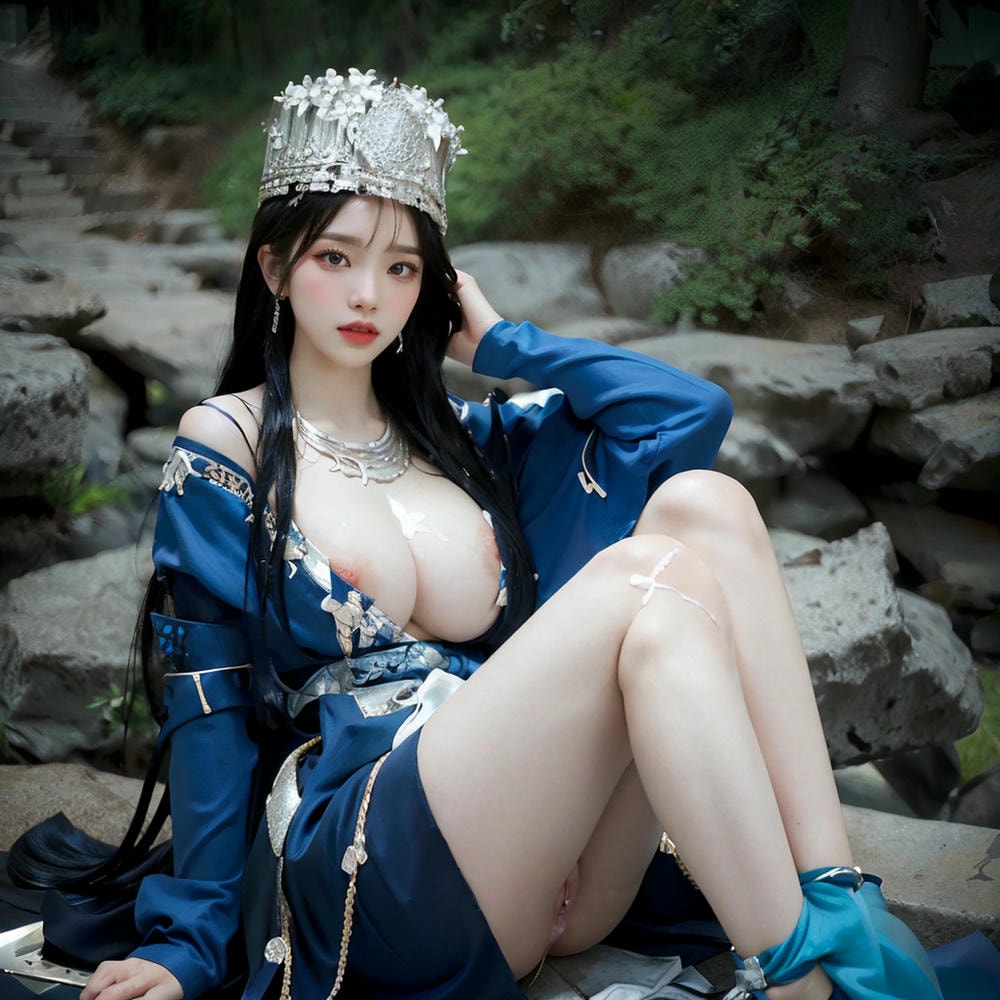 Collection - Regal Beauty in Enchanted Forest The Majestic Queen of the Realm -