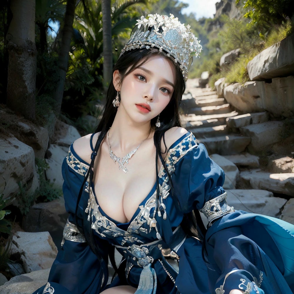 Collection - Regal Beauty in Enchanted Forest The Majestic Queen of the Realm -