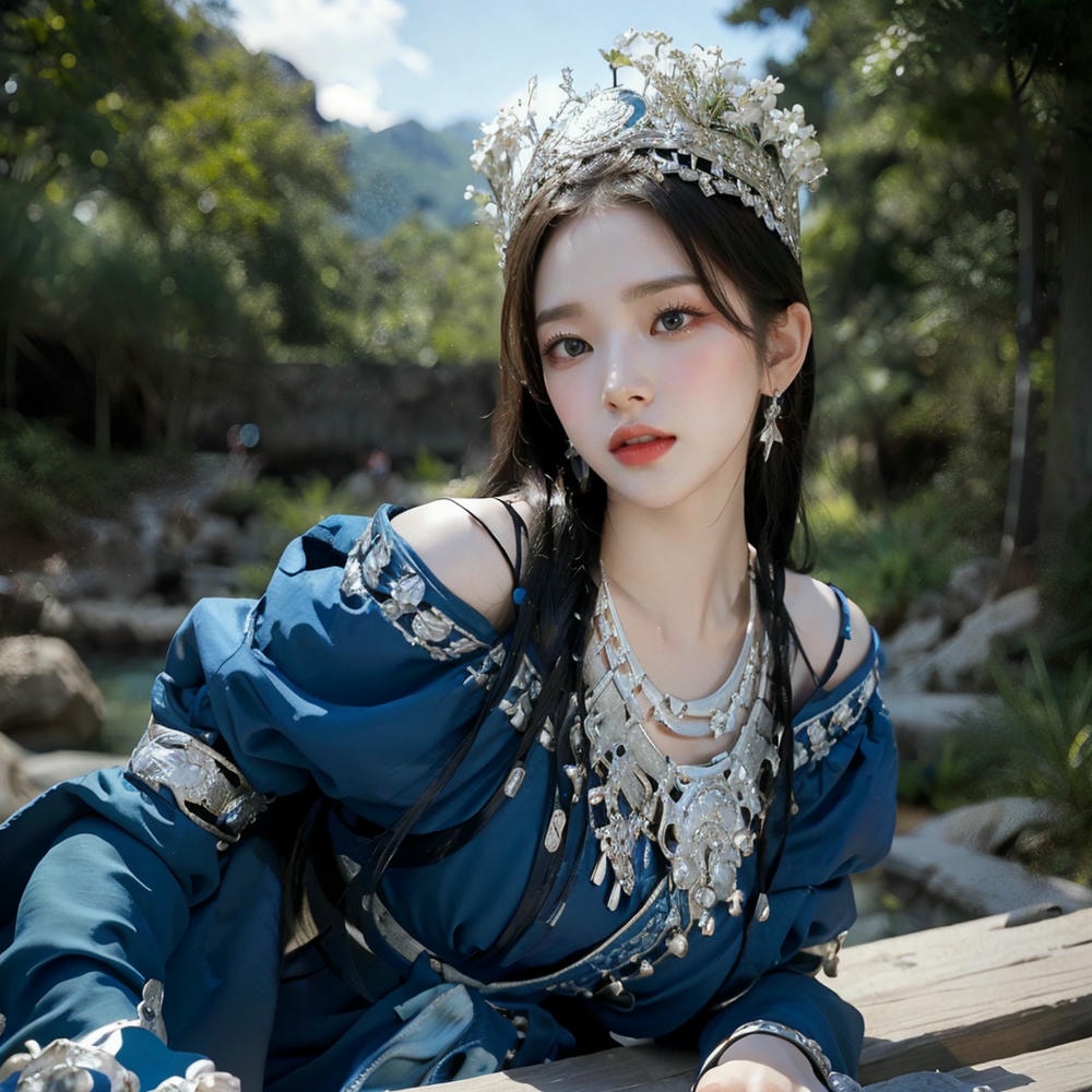 Collection - Regal Beauty in Enchanted Forest The Majestic Queen of the Realm -