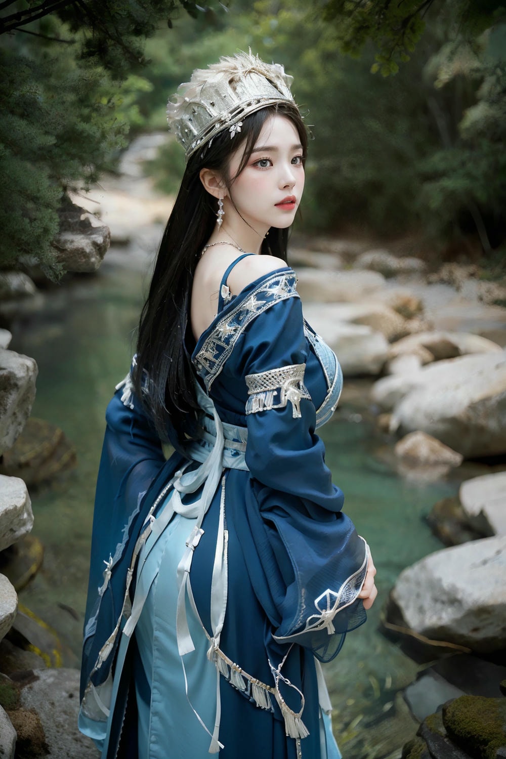 Collection - Regal Beauty in Enchanted Forest The Majestic Queen of the Realm -