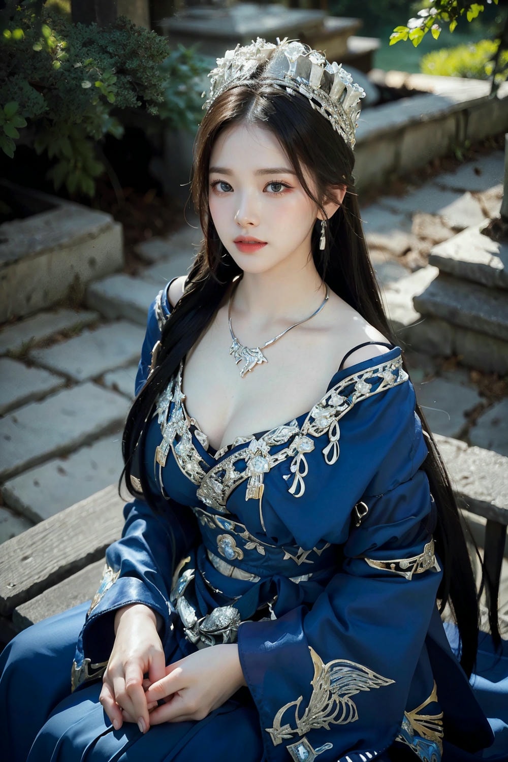 Collection - Regal Beauty in Enchanted Forest The Majestic Queen of the Realm -