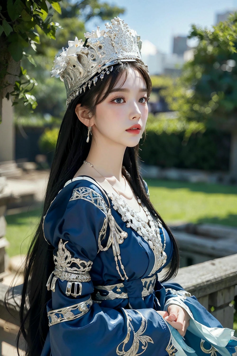 Collection - Regal Beauty in Enchanted Forest The Majestic Queen of the Realm -