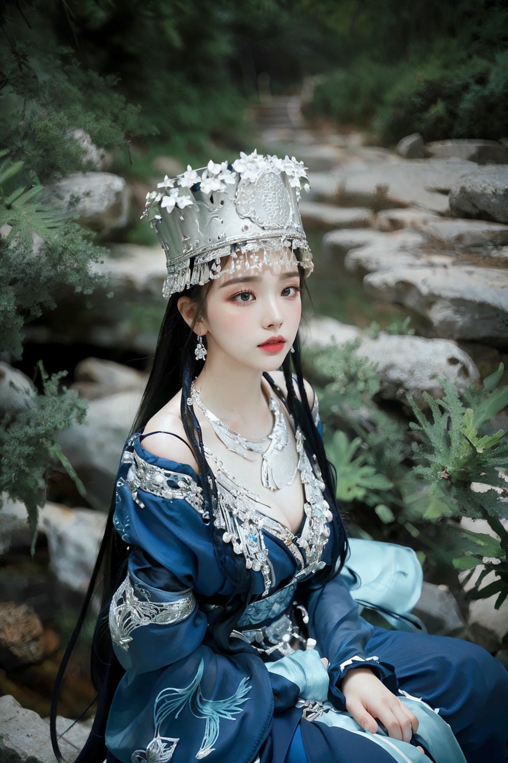 Collection - Regal Beauty in Enchanted Forest The Majestic Queen of the Realm -