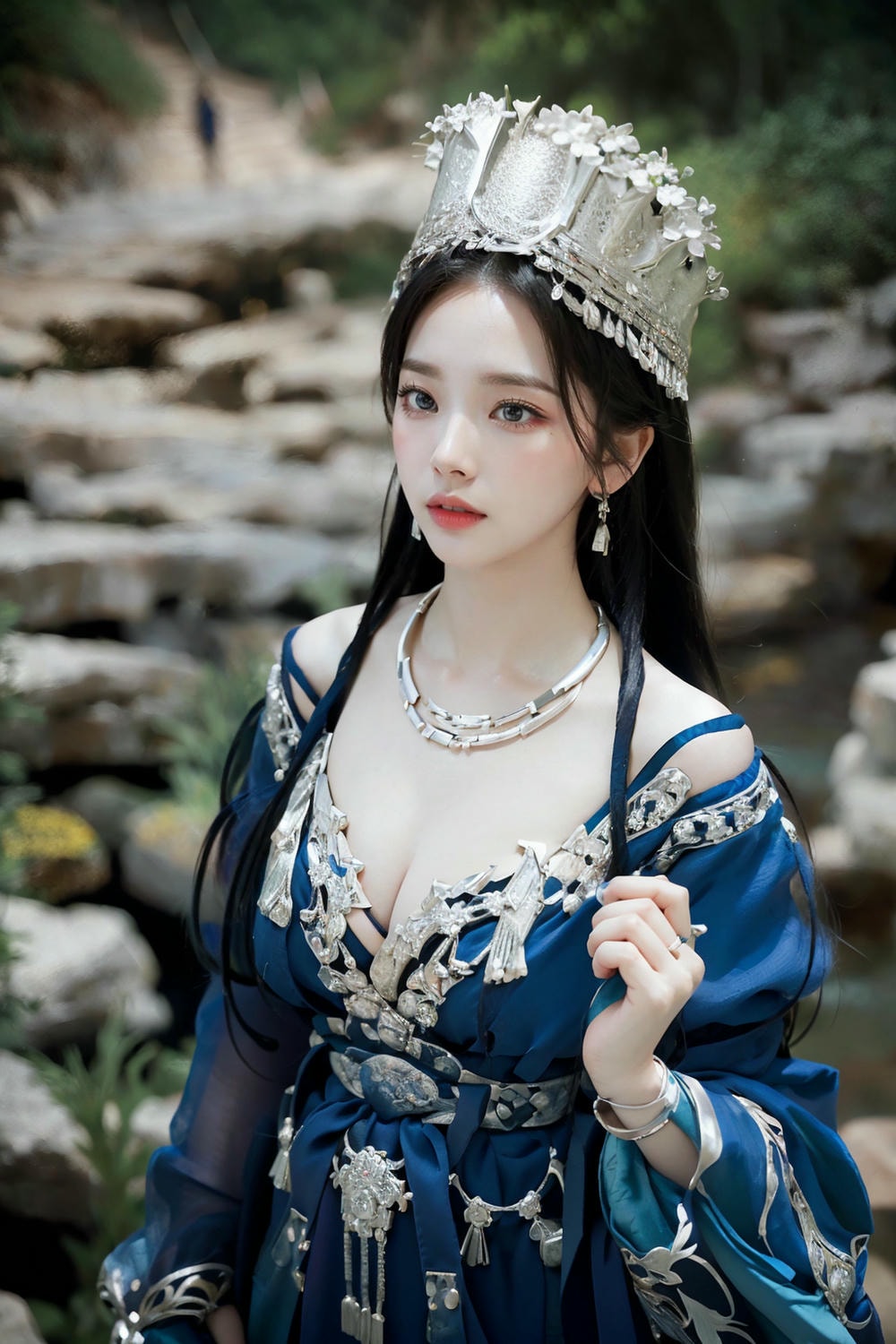 Collection - Regal Beauty in Enchanted Forest The Majestic Queen of the Realm -