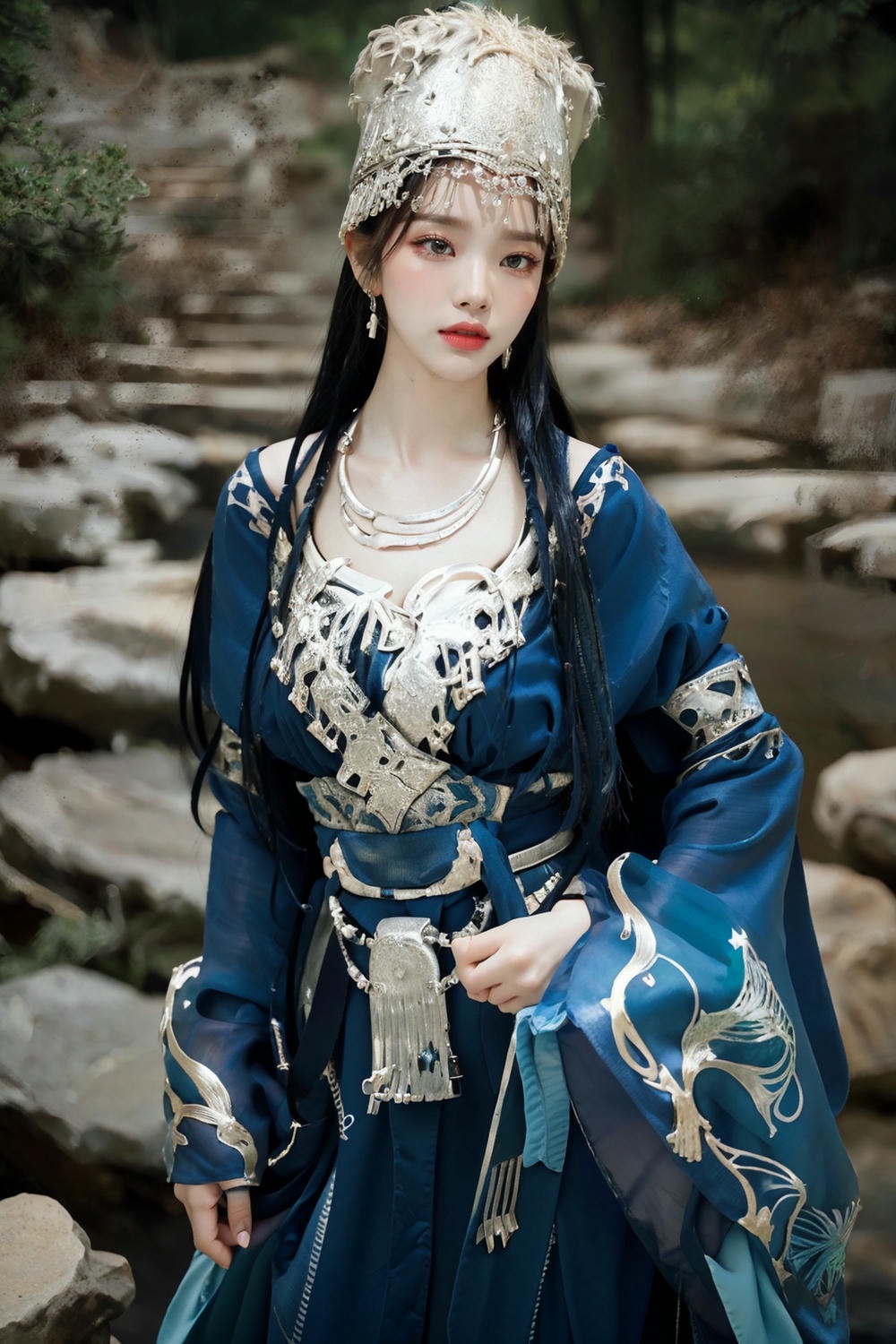Collection - Regal Beauty in Enchanted Forest The Majestic Queen of the Realm -