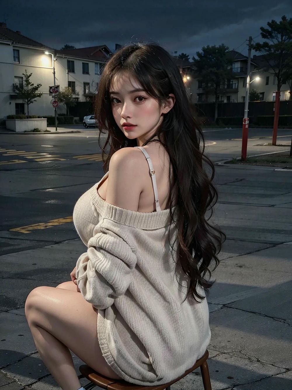 ★PATREON★ Nighttime Beauty in Knitwear 1