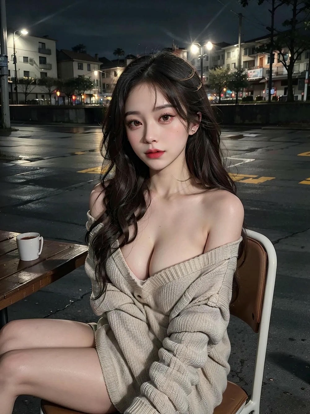 ★PATREON★ Nighttime Beauty in Knitwear 1