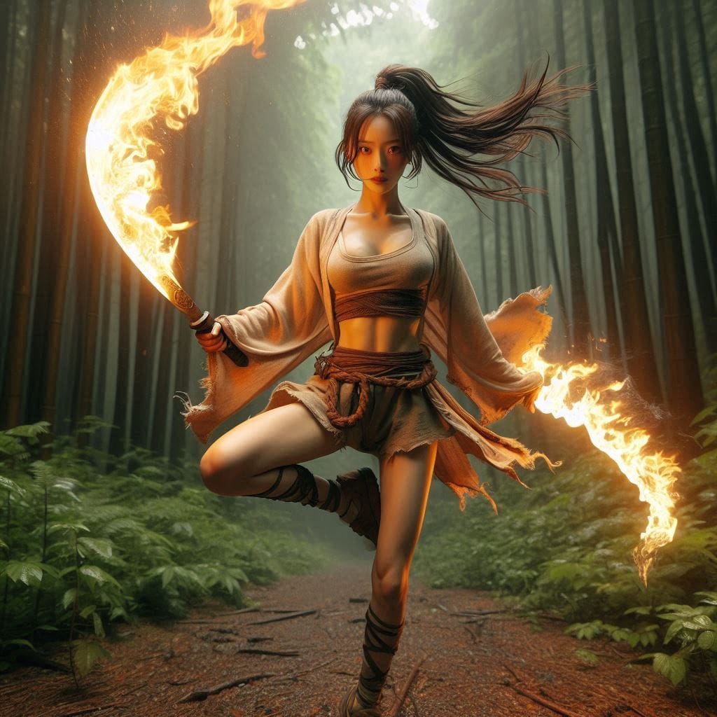火焰女刀客