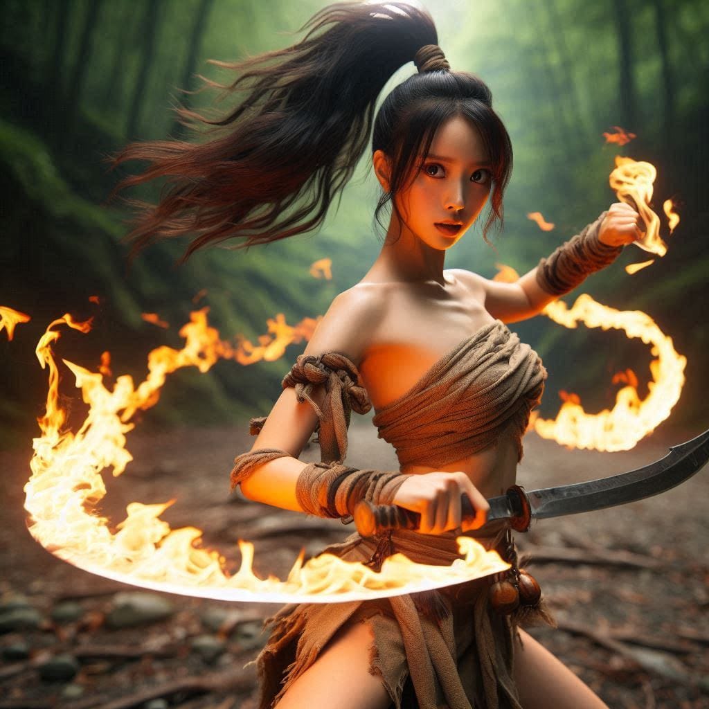 火焰女刀客