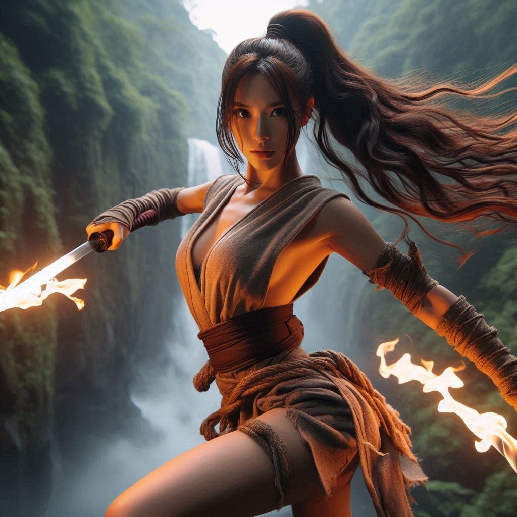 火焰女刀客