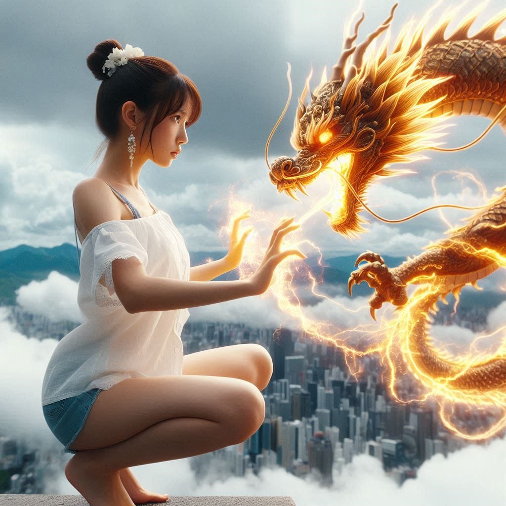 召喚金色電龍