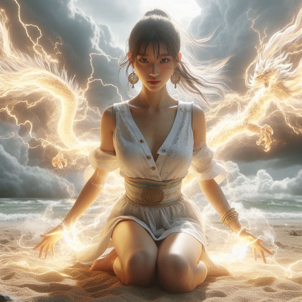 召喚金色電龍