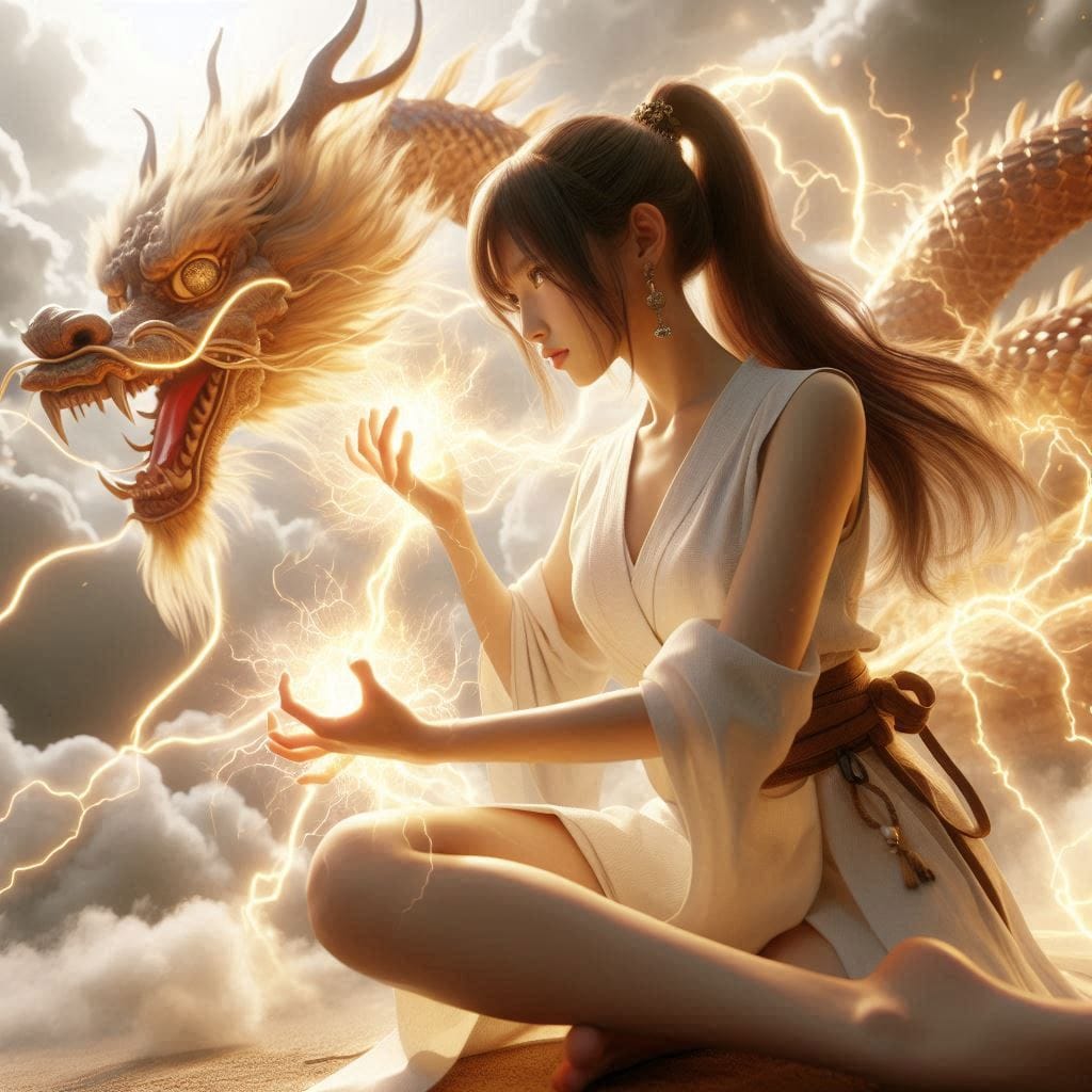 召喚金色電龍