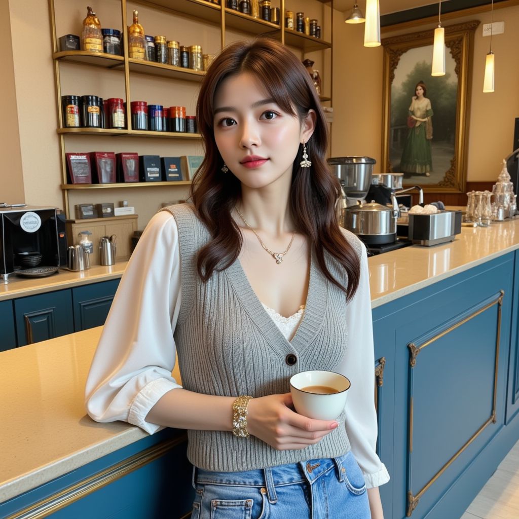 咖啡廳的妹子．一個人的咖啡廳