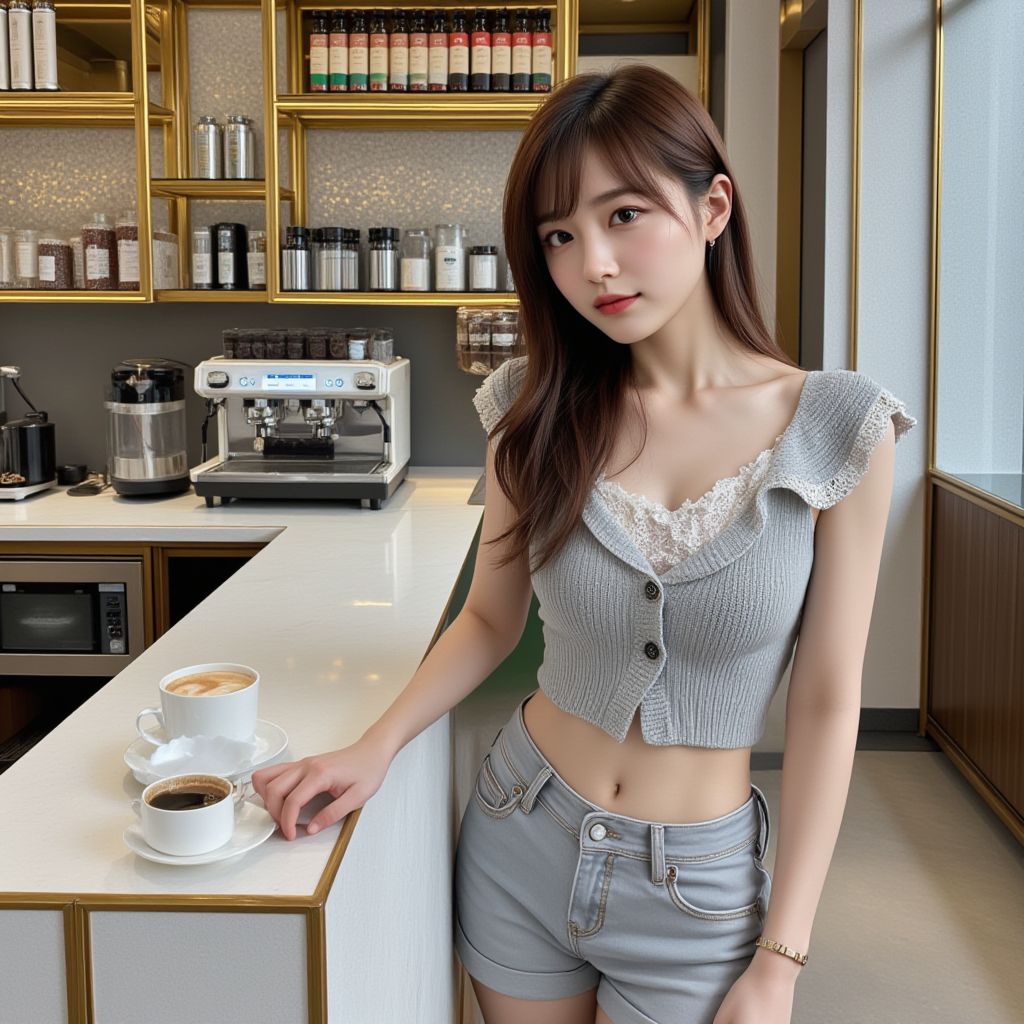 咖啡廳的妹子．一個人的咖啡廳