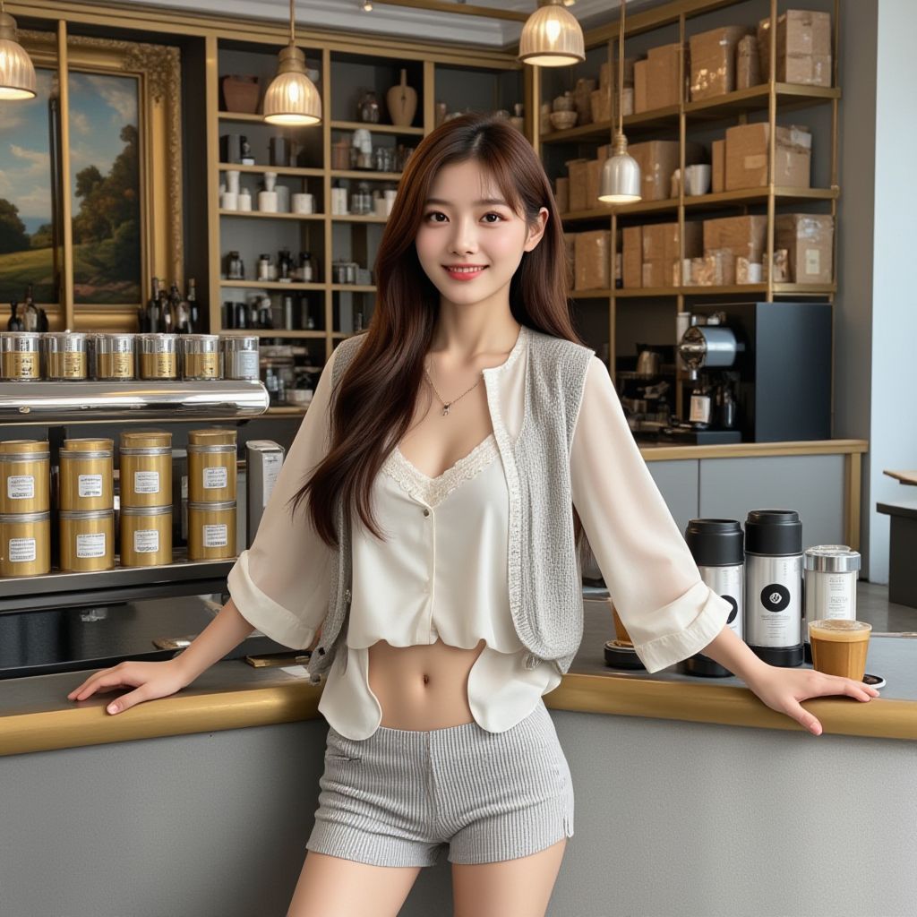咖啡廳的妹子．一個人的咖啡廳