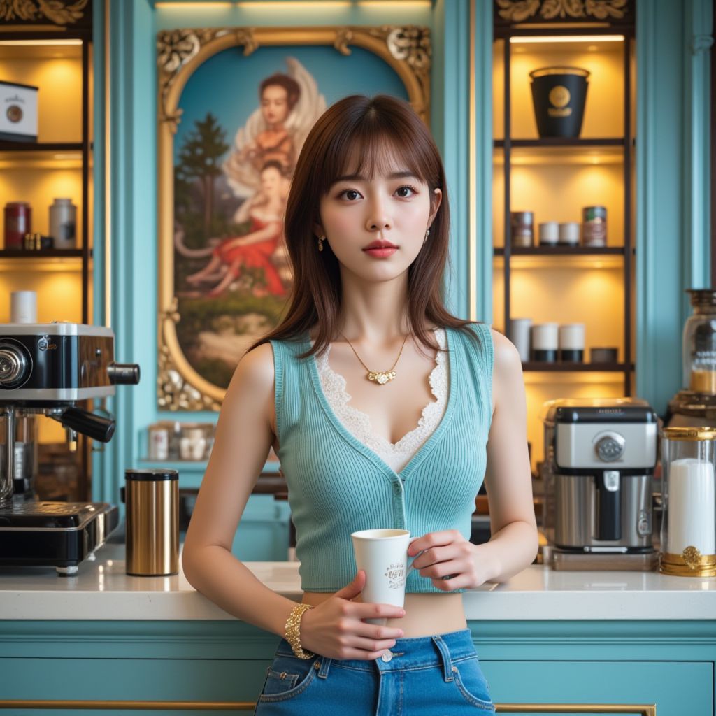 咖啡廳的妹子．一個人的咖啡廳