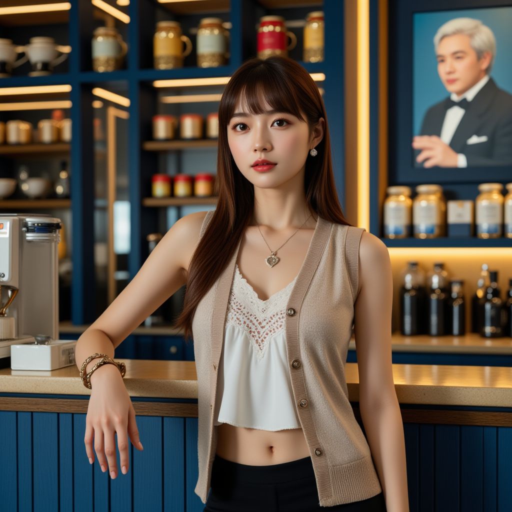 咖啡廳的妹子．一個人的咖啡廳