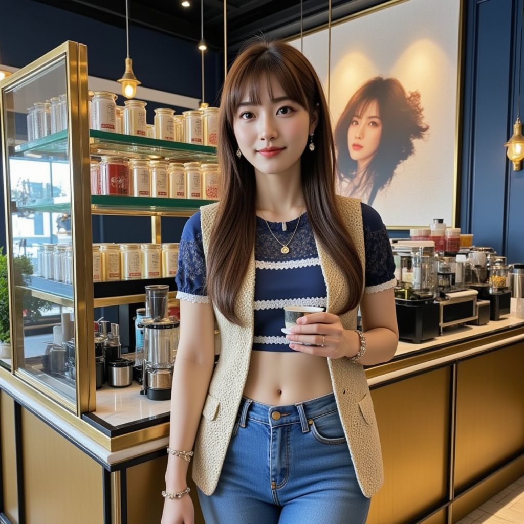 咖啡廳的妹子．一個人的咖啡廳