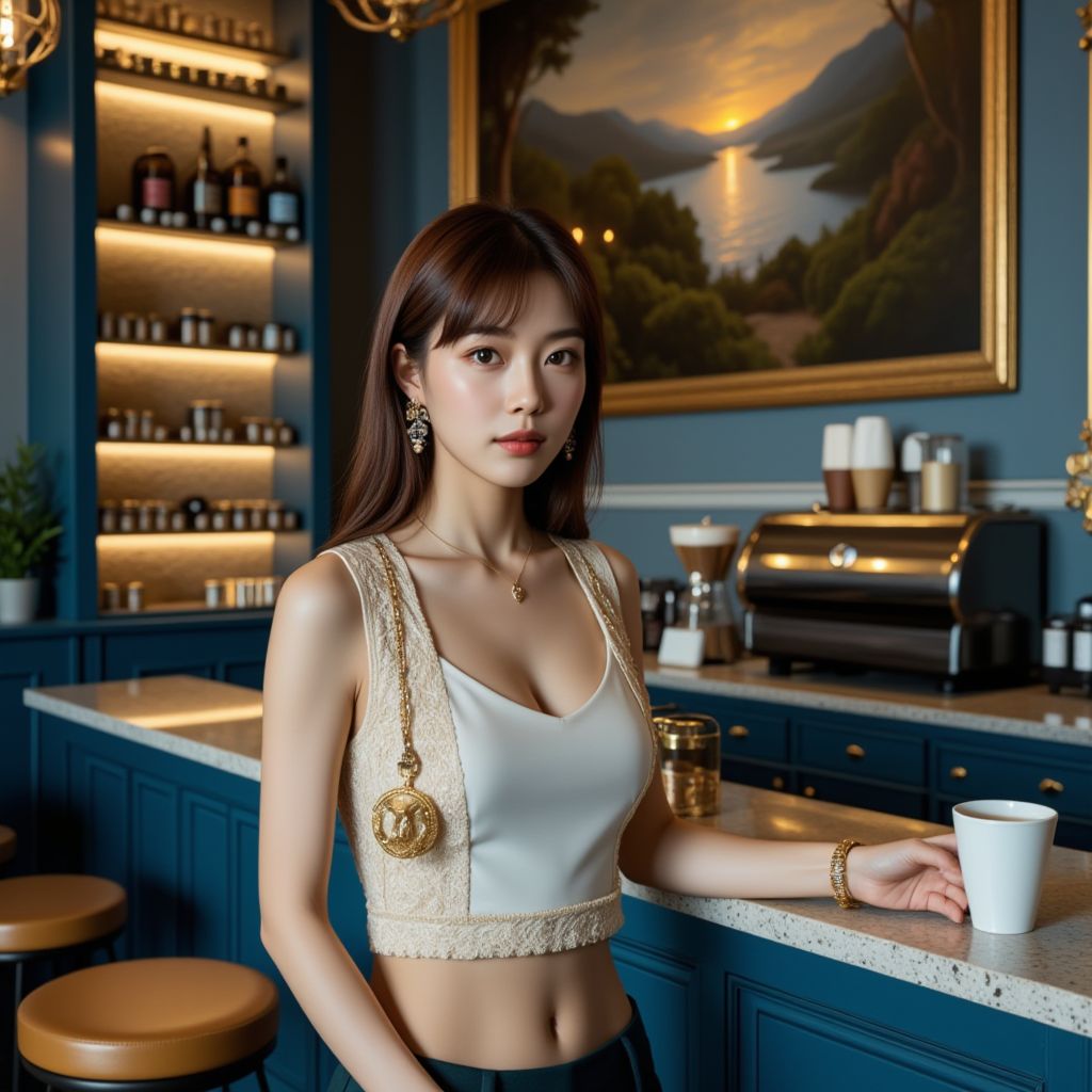 咖啡廳的妹子．一個人的咖啡廳