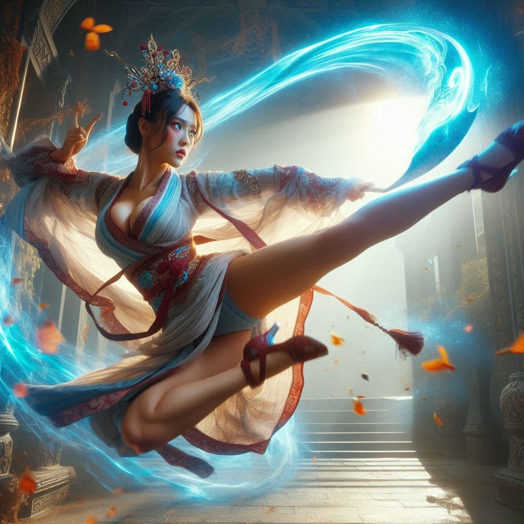 飛躍龍影