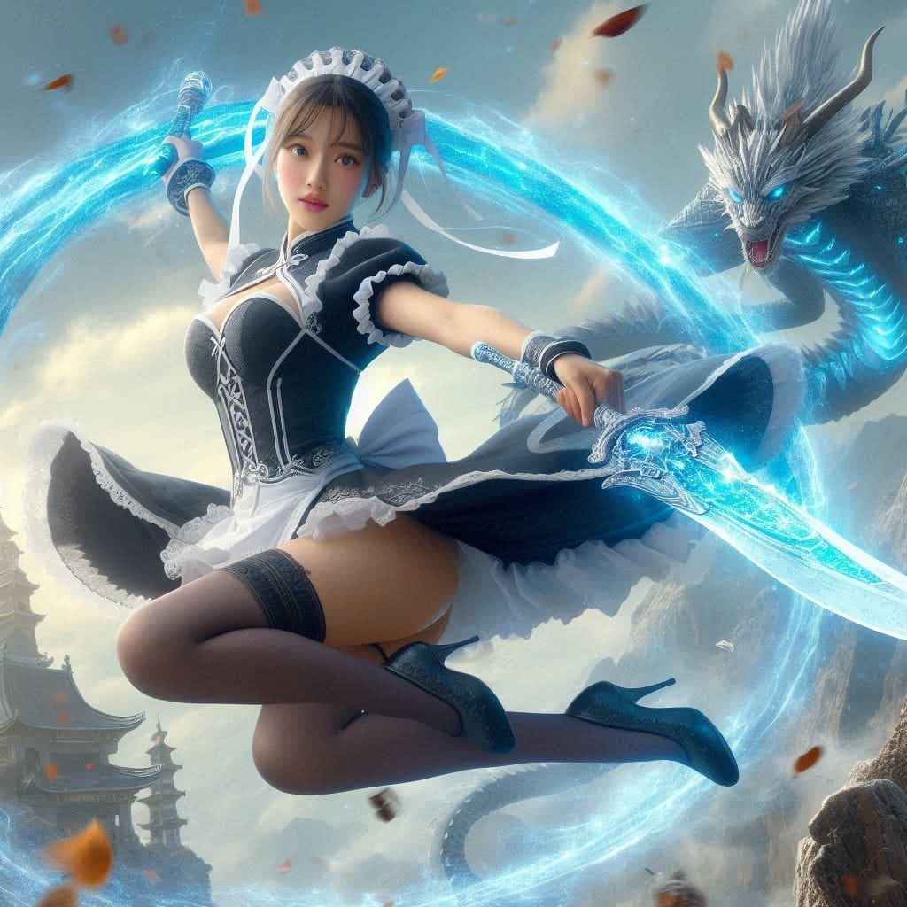 飛躍龍影