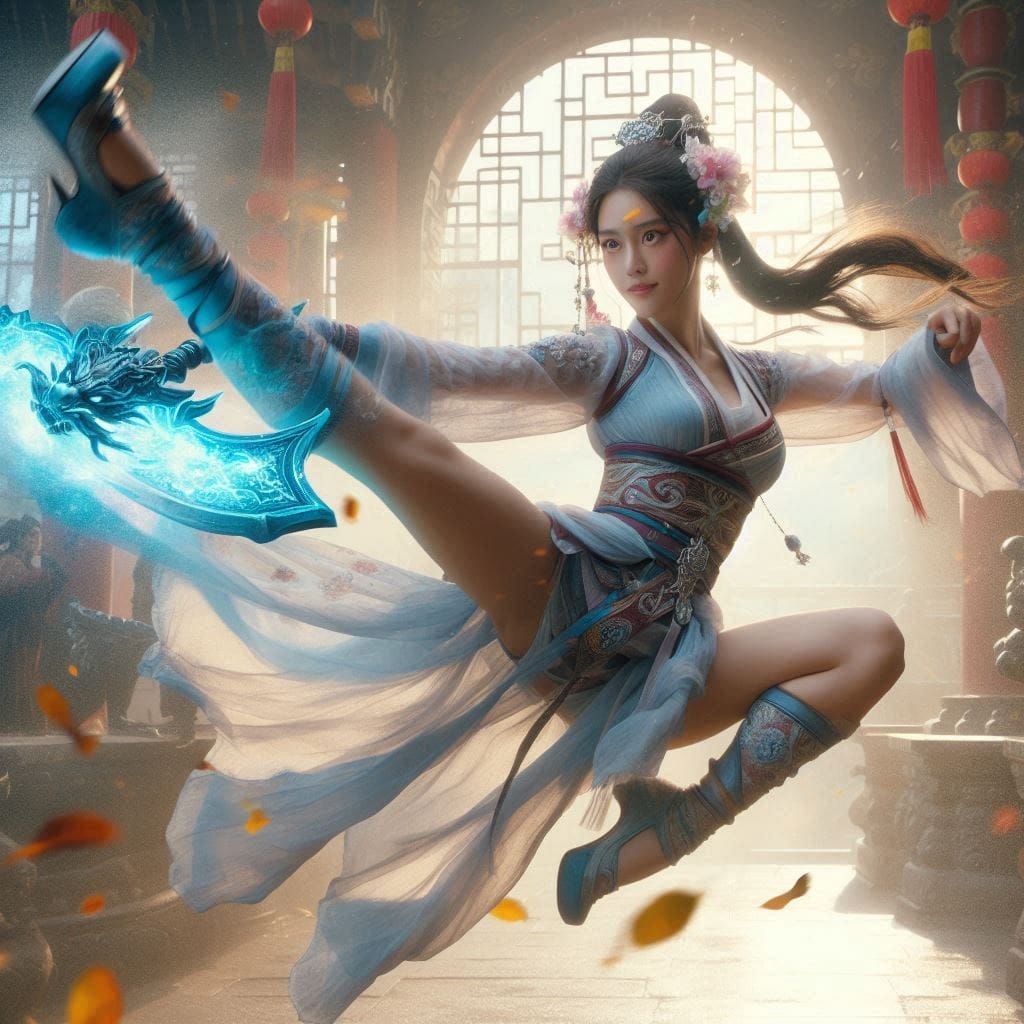 飛躍龍影