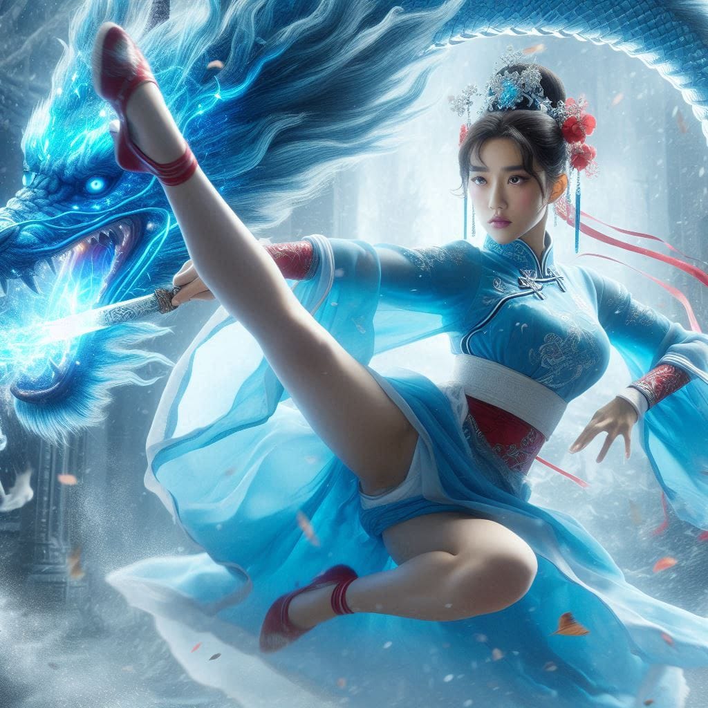 飛躍龍影